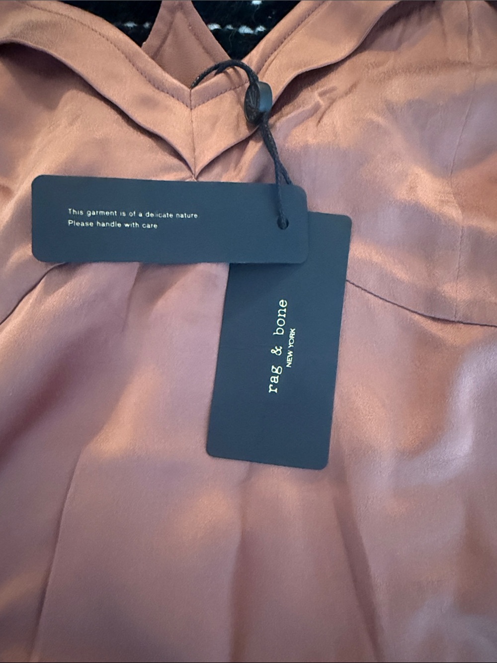 rag & bone top size 6 100% silk - Picture 2 of 4